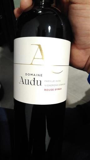 Valle del Rodano Non specificato Domaine Audu Rouge Syrah Senza annata