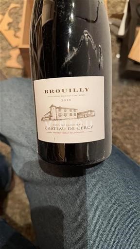 Beaujolais Brouilly Château Cercy 2018