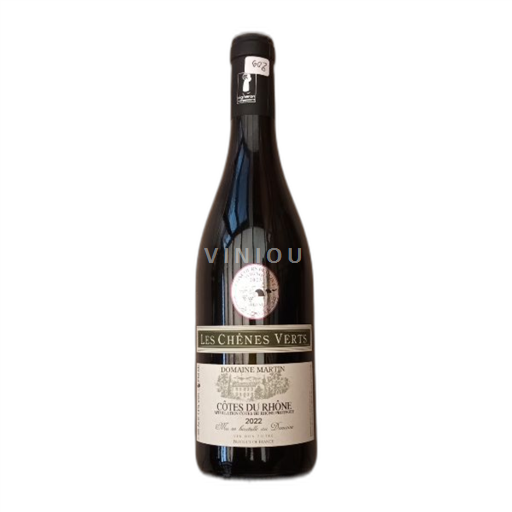 Rona dolina Côtes-du-Rhône Domaine Martin Les Chênes Verts - Côtes Du Rhône 2022