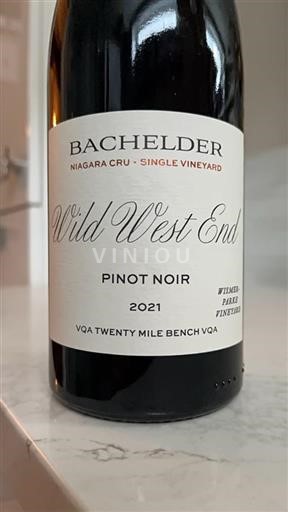 Vin Rouge sec Wild West End (Bachelder) Wismer-parke 2021 Canada Ontario Beamsville Bench
