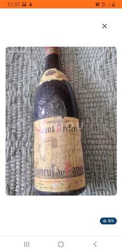 Rhône Valley Châteauneuf-du-Pape Domaine Saint Préfert 1967