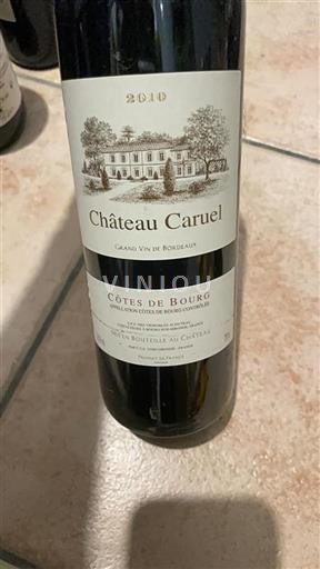 Bordeaux Côtes-de-bourg Château Caruel 2010