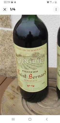 Bordeaux Château Saintbernard 1982