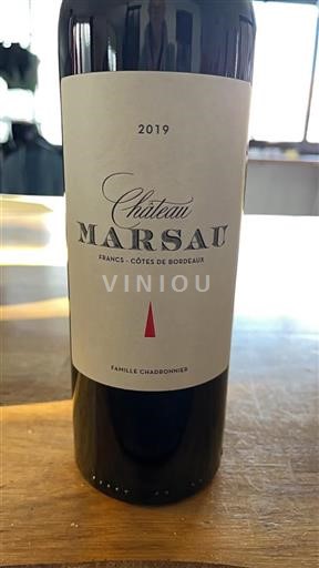 Bordeaux Francs-côtes-de-bordeaux Château Marsau 2019