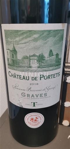 Bordeaux Graves Château Portets Ancienne Baronnie de Gascq 2018