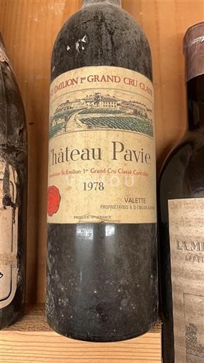 Bordeaux Saint-Émilion Grand Cru Château Pavie 1978
