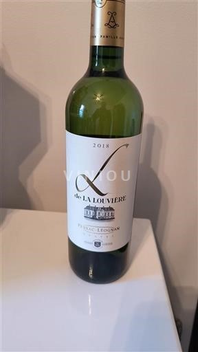 Bordeaux Pessac-Léognan Château La Louvière 2018