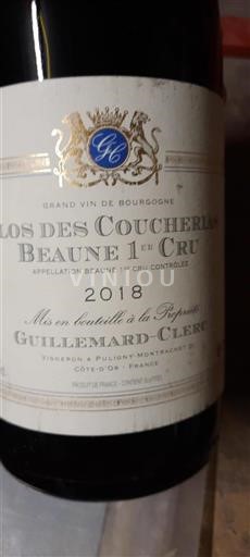 Bourgogne Premier Cru Guillemardclerc Clos des Coucherias 2018