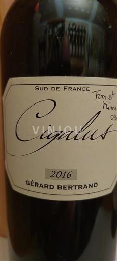 Languedoc-Roussillon Pays d'Oc Gérard Bertrand Cigalus 2016