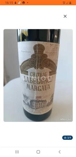 Bordeaux Margaux Labegorce 1986
