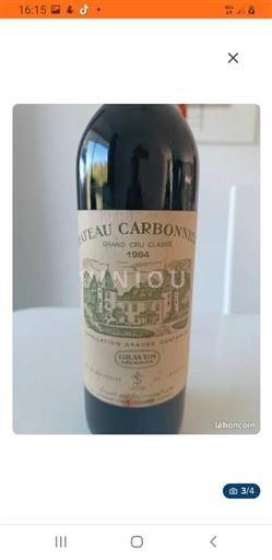 Burdeos Graves Grand Cru Château Carbonnieux 1984