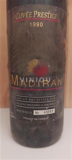 Sud-Ovest Madiran Cuvée Prestige 1990