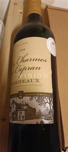 Bordeaux Les Charmes De Capran 2009