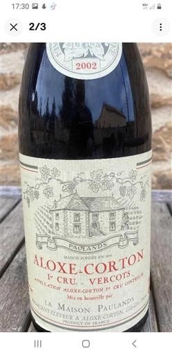 Bourgogne Ospecificerad Premier Cru Maison Paulands 2002