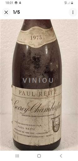 Bourgondië Gevrey-Chambertin Grand Cru Paul Reitz 1975