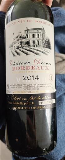 Bordeaux Château Drouet 2014