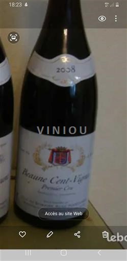Burgundy Beaune Premier Cru Cent-vignes 2008