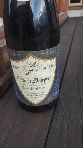 Languedoc Ospecificerad Lionel Dufour Saint Graal 2000