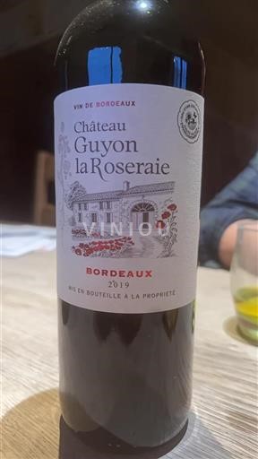 Bordeaux Château Guyon La Roseraie 2019