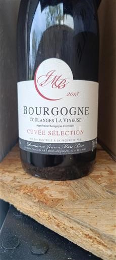 Bourgogne Domaine Jean-marc Bon Sélection 2018