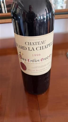 Bordeaux Saint-Émilion Grand Cru Château Béard La Chapelle 1996