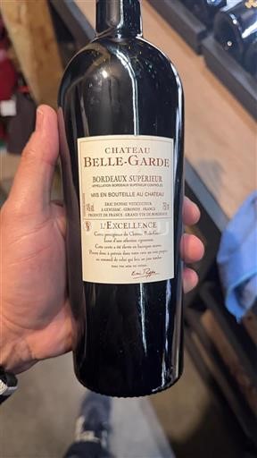 Bordeaux Bordeaux Supérieur Château Bellegarde L'Excellence 2019