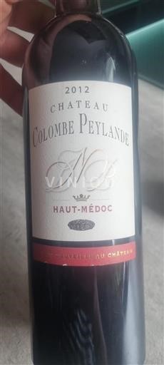 Bordeaux Haut-Médoc Château Colombe Peylande 2012