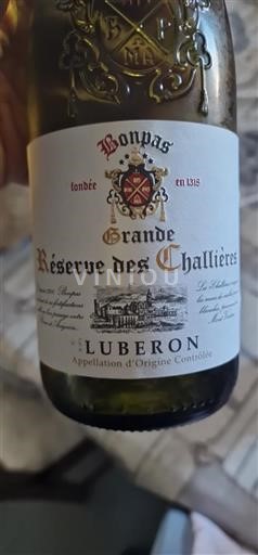 Vallée du Rhône Luberon Bonpas Grande Réserve des Challières Non Millésimé