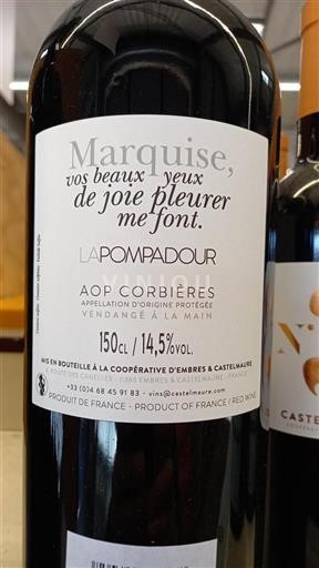 Languedoc Corbières Embrès & Castelmaure La Pompadour 2022