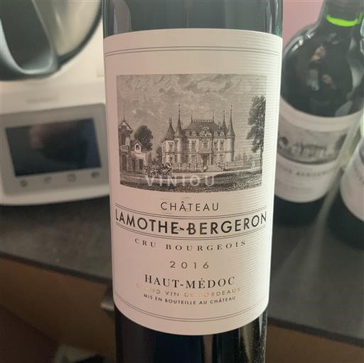 Bordeaux Haut-Médoc Cru Bourgeois Château Lamothe Bergeron 2016