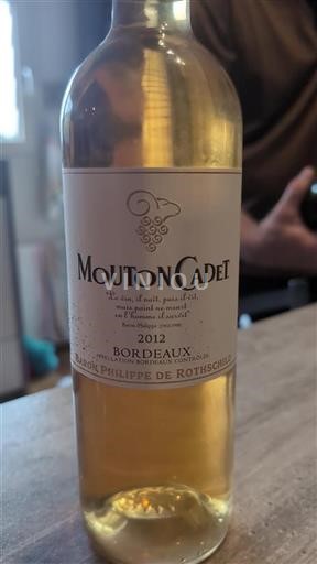 Bordeaux Baron Philippe De Rothschild Mouton Cadet 2012