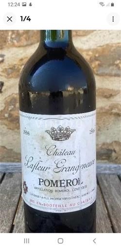 Bordeaux Pomerol Château Lafleur Grangeneuve 1998