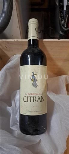 Bordeaux Haut-Médoc Château Citran 2012
