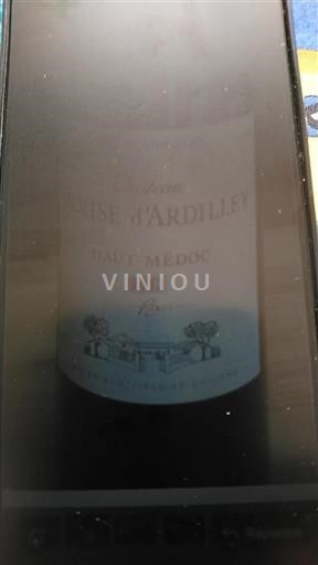 Bordeaux Haut-Médoc Château Devise Ardilley 2012