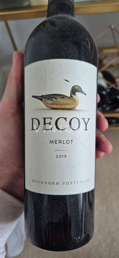 Vin Rouge sec Decoy Duckhorn Portfolio 2019 USA AVA californiennes
