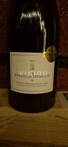 Roussillon Côtes du Roussillon Villages Barral De Trémoine 2021