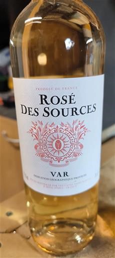 Provence, Lower Rhône Valley, Corsica Var Rosé Des Sources Non-Vintage