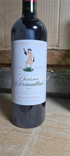 Bordeaux Pauillac Grand Cru Classé Château Armailhac 2017