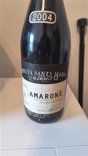 Vin Rouge sec Tenuta Santa Maria Alla Pieve 2004 Italie Vénétie Amarone della Valpolicella