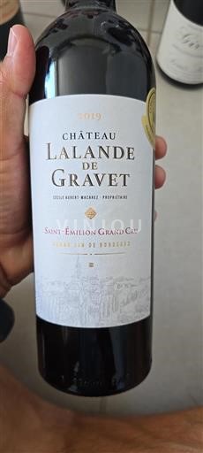 Burdeos Saint-Émilion Grand Cru Château Lalande De Gravet 2019