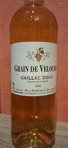 Sudoeste Gaillac Cave De Labastide De Lévis Grain de Velours 2022