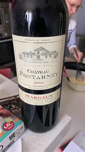 Bordeaux Margaux Grand Cru Château Fontarney 2003