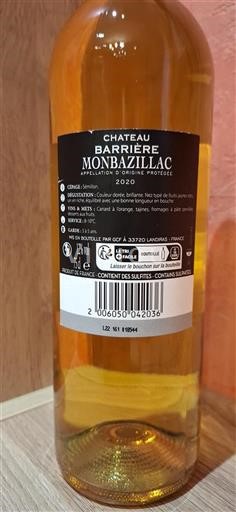 Sud-Ovest Monbazillac Château Barrière 2020