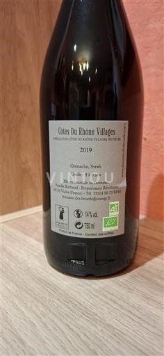 Rhône Valley Côtes du Rhône Villages Domaine Des Favards 2019