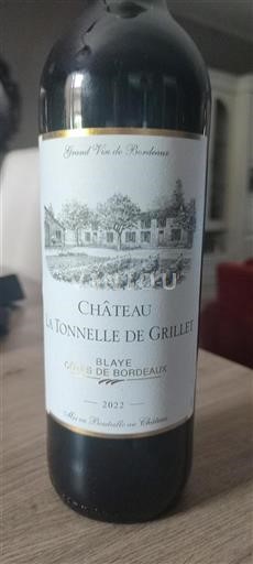 Bordeaux Blaye-côtes-de-bordeaux Château La Tonnelle De Grillet 2022