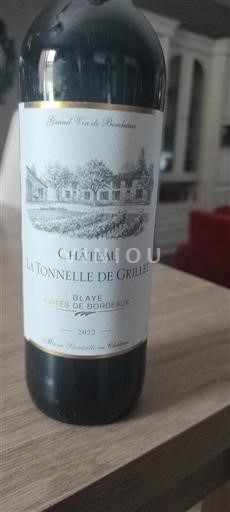 Bordeaux Blaye-Côtes-de-Bordeaux Château La Tonnelle De Grillet 2022
