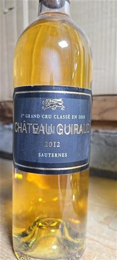 Bordeaux Sauternes Premier Grand Cru Classé Château Guiraud 2012