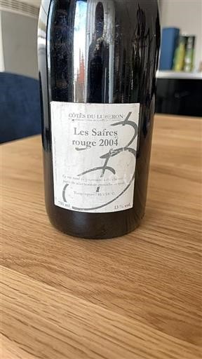 Vin Rouge sec Les Safres 2004 France Vallée du Rhône
