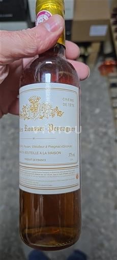 Bordeaux Sauternes Rousset Peyraguey Crème de Tête 2012