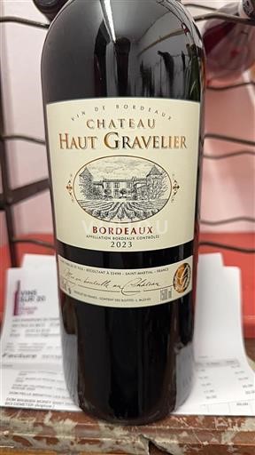 Bordeaux Château Haut Gravelier 2023